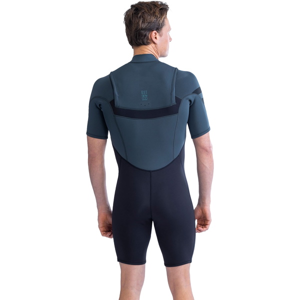 2026 Jobe Perth Mens 3/2mm Chest Zip Shorty Wetsuit 303620003 - Grey